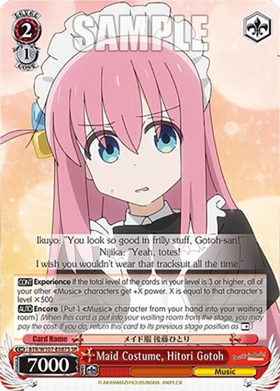 Maid Costume, Hitori Gotoh (SR)