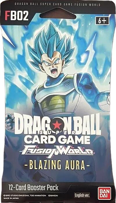 Blazing Aura Sleeved Booster Pack [Vegeta (Awakened)]
