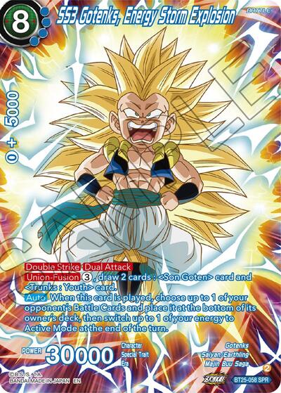 SS3 Gotenks, Energy Storm Explosion (SPR)
