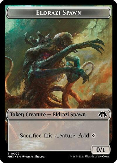 Eldrazi Spawn // Zombie Double-Sided Token