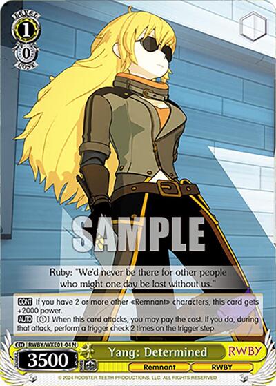 Yang: Determined