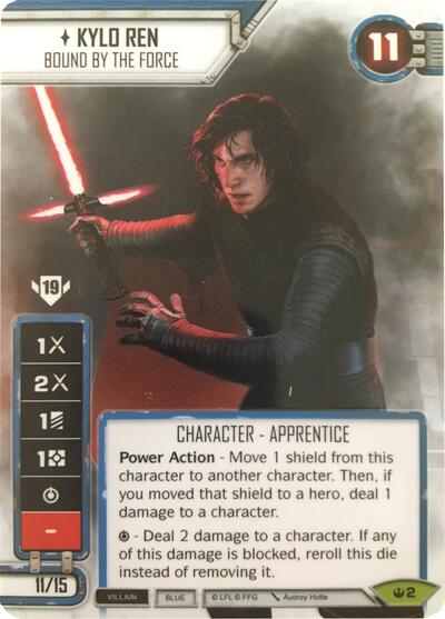 Kylo Ren - Bound By The Force (Spot Gloss) (Card Only)