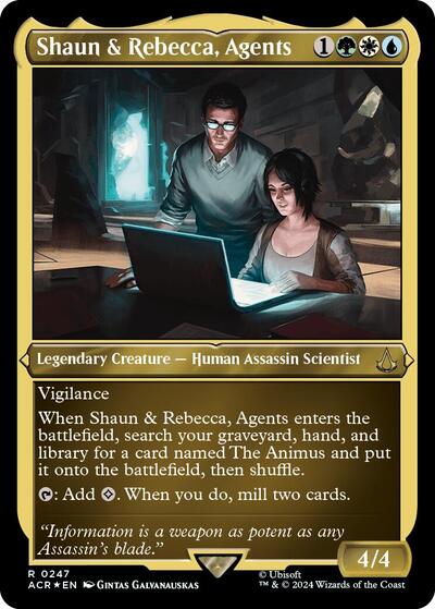 Shaun & Rebecca, Agents (Foil Etched)