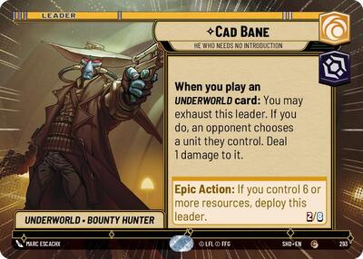 Cad Bane - He Who Needs No Introduction (Hyperspace)
