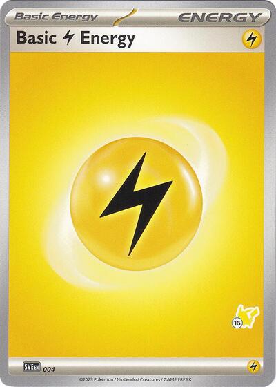 Basic Lightning Energy - Pikachu 16
