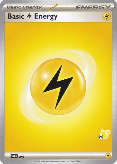 Basic Lightning Energy - Pikachu 20