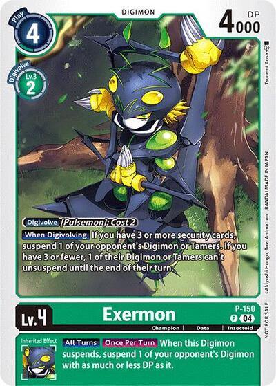 Exermon - P-150 (Store Tournament 2024 Jul. - Sep. Participation Pack)