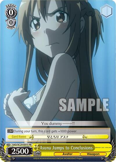 Asuna Jumps to Conclusions