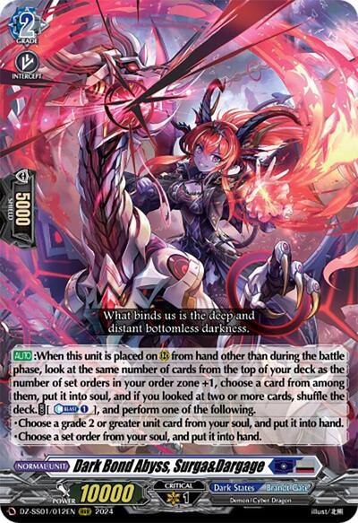 Dark Bond Abyss, Surga&Dargage