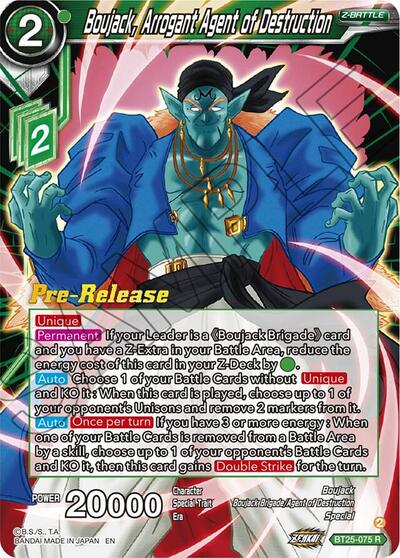 Boujack, Arrogant Agent of Destruction