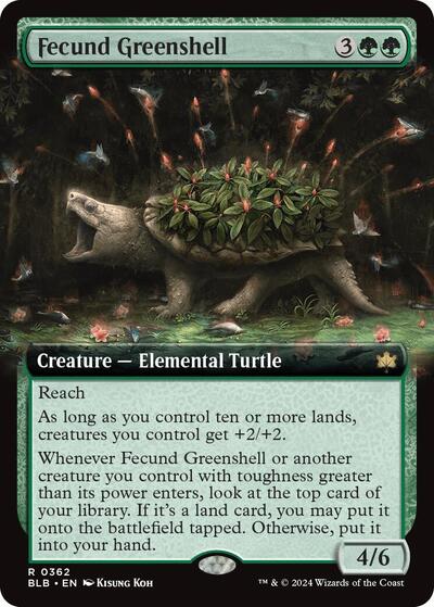 Fecund Greenshell (Extended Art)