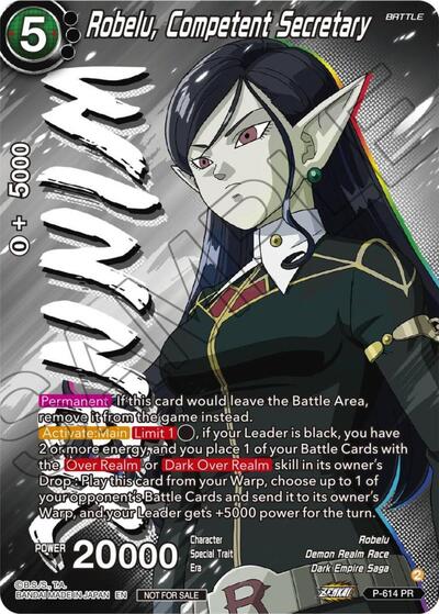 Robelu, Competent Secretary (Zenkai Series Tournament Pack Vol.8) (Winner)