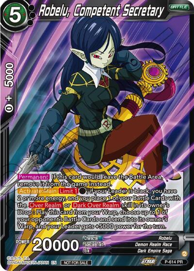 Robelu, Competent Secretary (Zenkai Series Tournament Pack Vol.8)