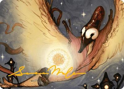 Salvation Swan Art Card (Gold-Stamped Signature)