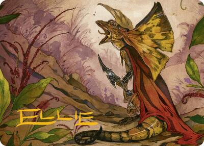 Hired Claw Art Card (Gold-Stamped Signature)