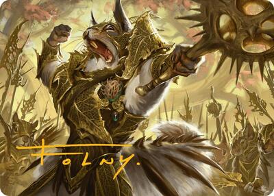 Honored Dreyleader Art Card (Gold-Stamped Signature)