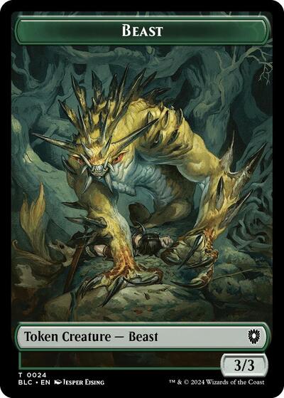 Beast (0024) // Treasure Double-Sided Token
