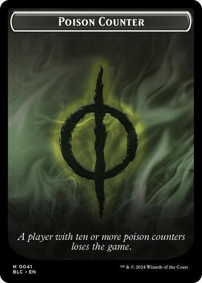 Poison Counter // Rabbit Double-Sided Token