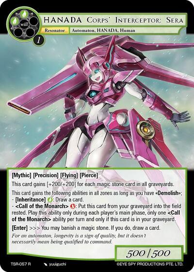 HANADA Corps' Interceptor: Sera