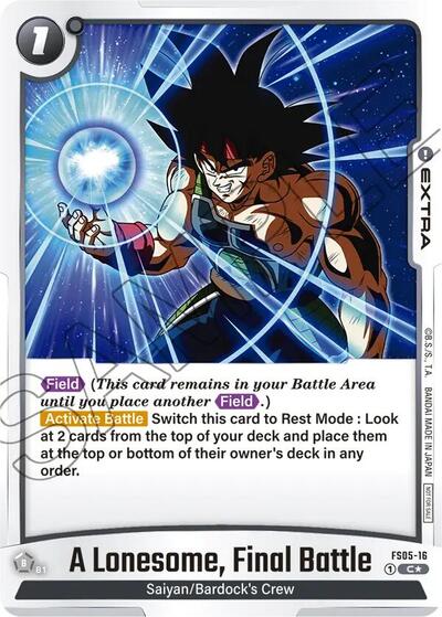A Lonesome, Final Battle - FS05-16 (Championship Pack 02)