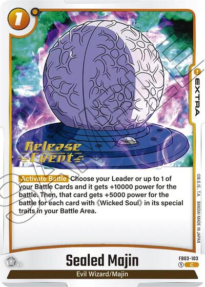 Sealed Majin