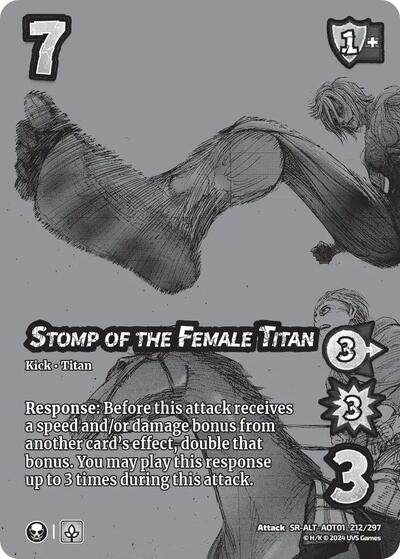 Stomp of the Female Titan (Alternate Art)