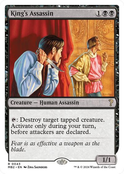 King's Assassin (White Border)