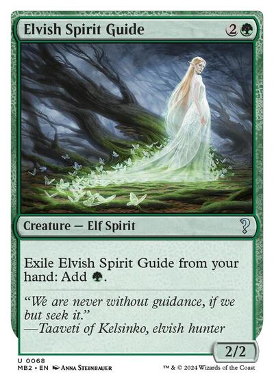Elvish Spirit Guide (White Border)