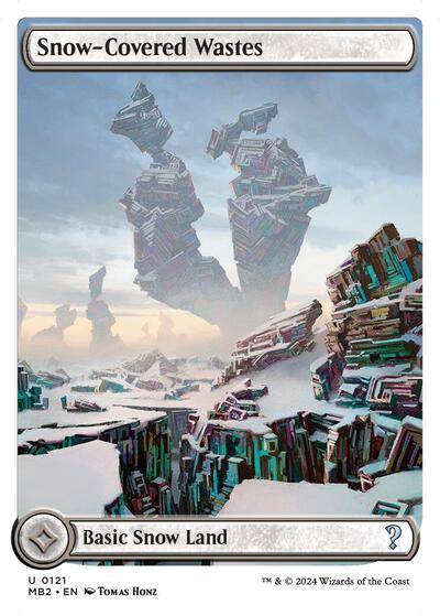 Snow-Covered Wastes (White Border)