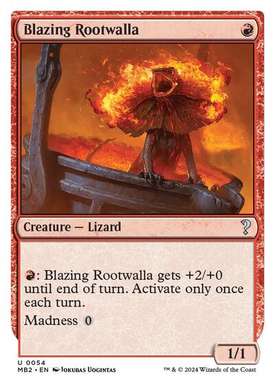 Blazing Rootwalla (White Border)