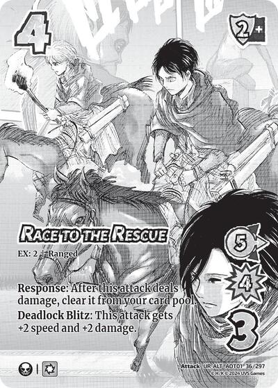 Race to the Rescue (Alternate Art)