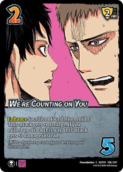 We're Counting on You