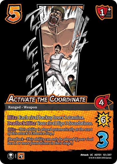 Activate the Coordinate
