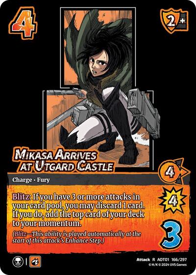 Mikasa Arrives at Utgard Castle