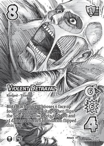 Violent Betrayal (Alternate Art)