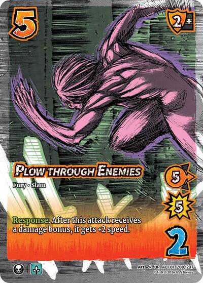 Plow through Enemies