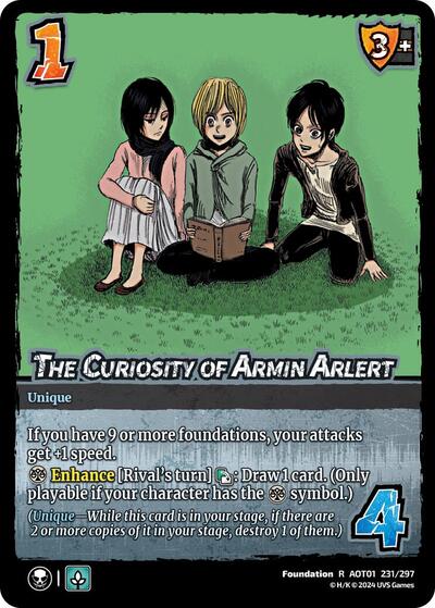 The Curiosity of Armin Arlert