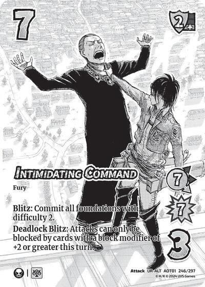 Intimidating Command (Alternate Art)