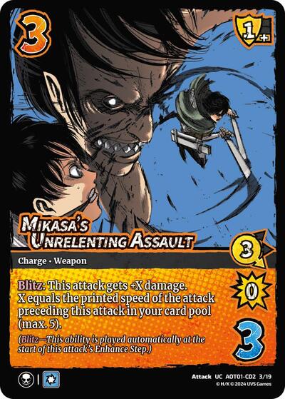 Mikasa's Unrelenting Assault (CD2)