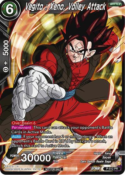 Vegito : Xeno, Volley Attack (Deluxe Pack 2024 Vol.1)
