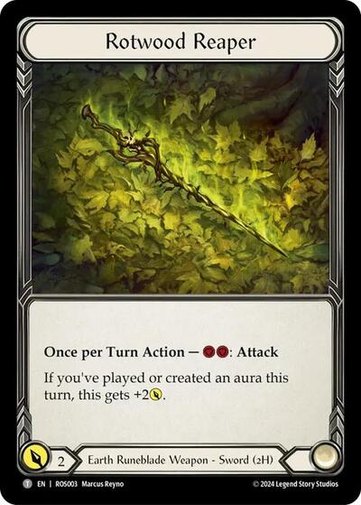 Rotwood Reaper // Staff of Verdant Shoots