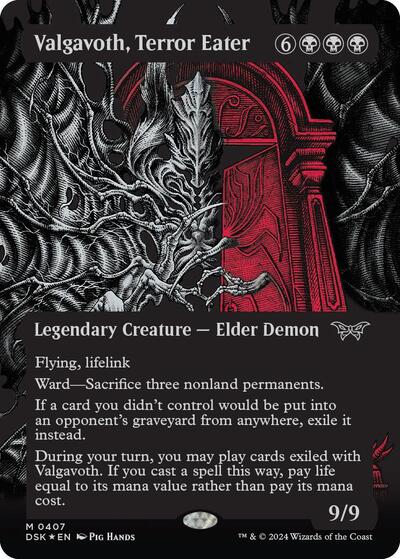 Valgavoth, Terror Eater (Showcase) (Textured Foil)