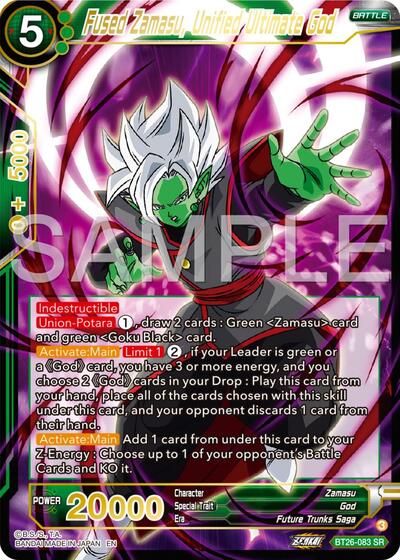 Fused Zamasu, Unified Ultimate God