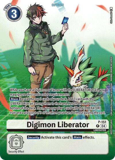 Digimon Liberator - P-151 (Legend Pack 2024)