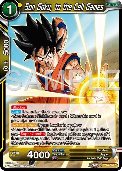 Son Goku, to the Cell Games