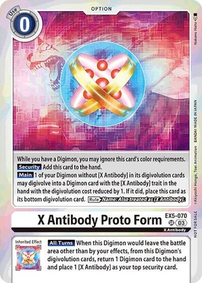 X Antibody Proto Form (Event Pack 7)