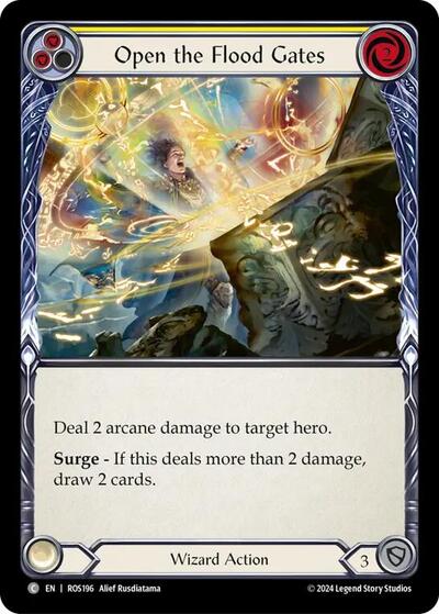 Open the Flood Gates (Yellow)