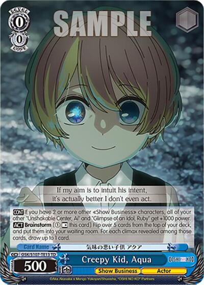 Creepy Kid, Aqua
