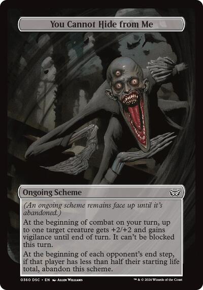 You Cannot Hide from Me (Full Art)
