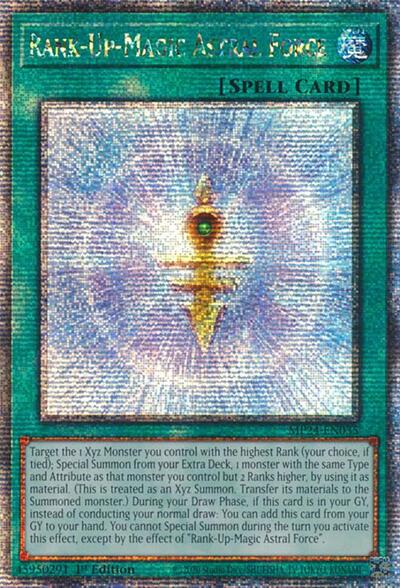 Rank-Up-Magic Astral Force (Quarter Century Secret Rare)